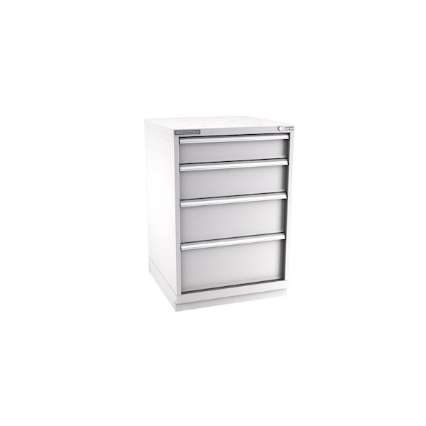 Champion Tool Storage Modular Tool Cabinet, 4 Drawer, Light Gray, Steel, 28 in W x 28-1/2 in D x 41-3/4 in H S18000402ILCFTB-LG - main